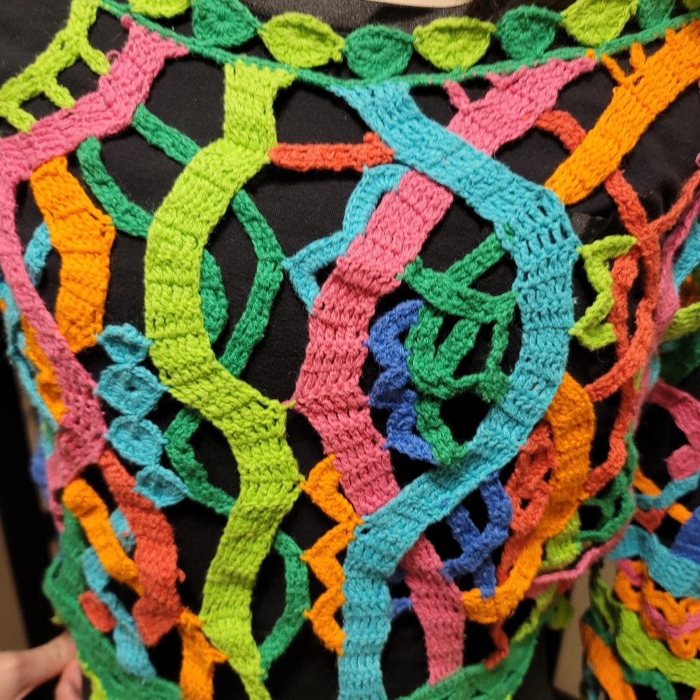 Multi Colored Sweater - image 5